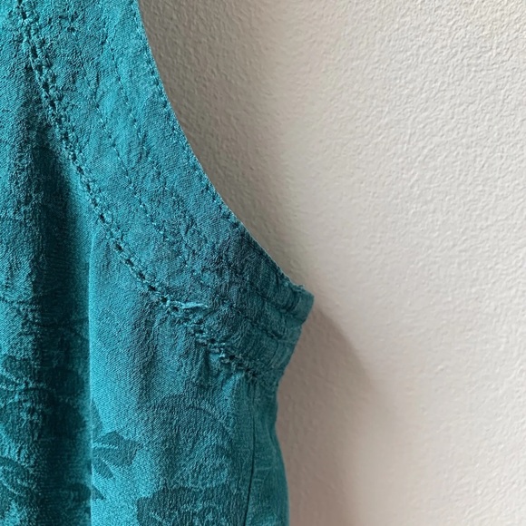 Vintage y2k monsoon silk blouse size uk 12 sleeveless - Picture 6 of 10